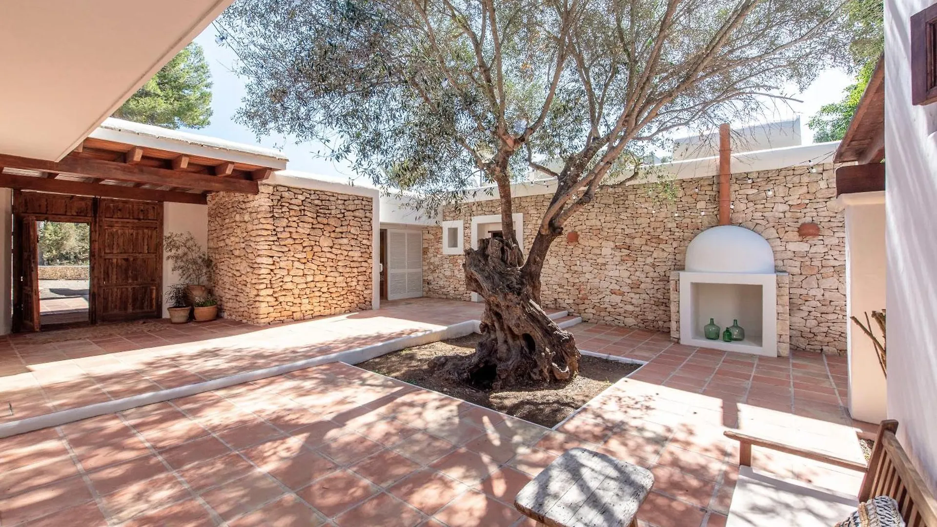 Villa Sa Tanca Ibiza Located Puig D'En Vall, 6B , Pool , Tennis Montecristo Spain